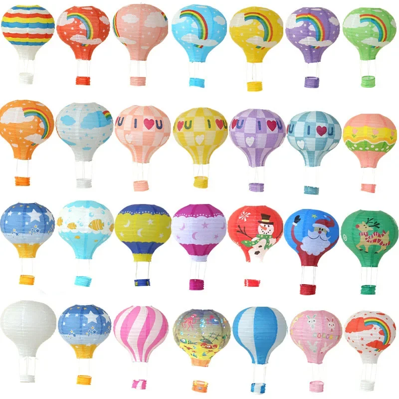 Confetti Balloon Set - 30cm Santa Claus Elk Snowflake Lantern