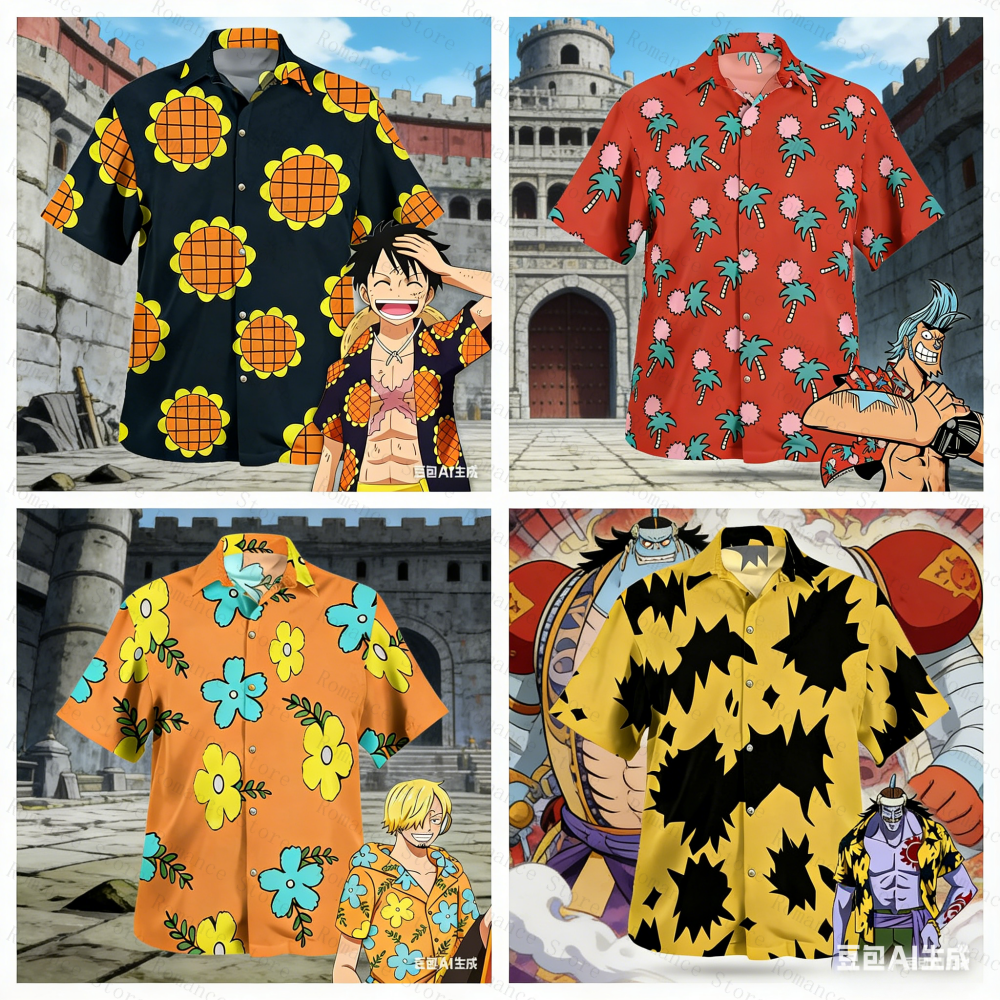 Good Floral & Wedding Decor Supply - One Piece Luffy Hawaii Shirts Floral