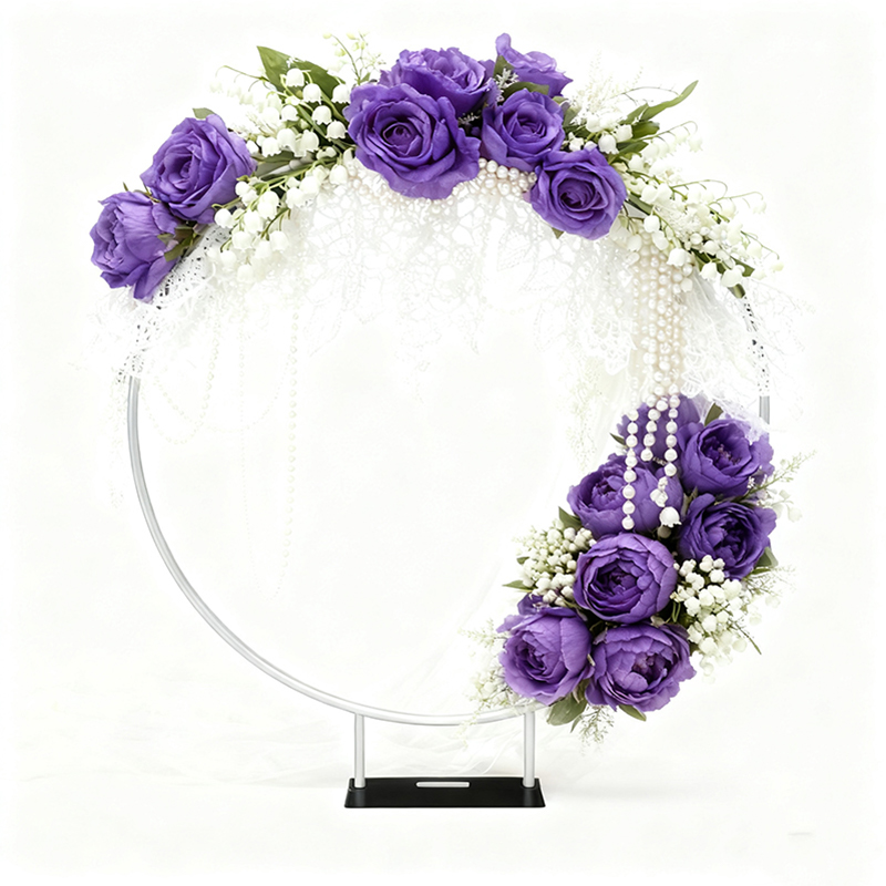 Confetti Balloon Set - Portable round Aluminum Balloon Backdrop Frame