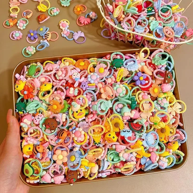Good Floral & Wedding Decor Supply - 50/40/30pcs Cute Rubber Bands for Children