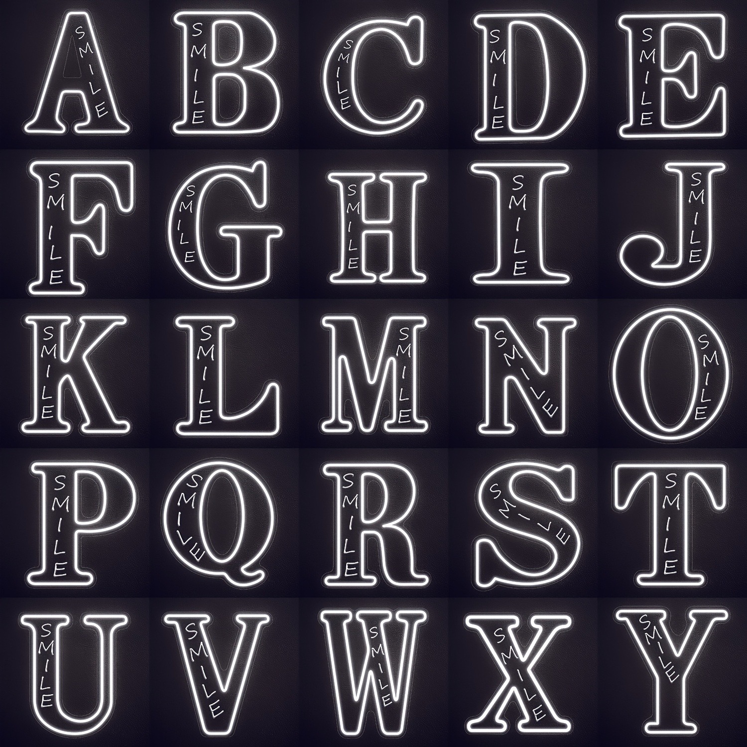 Wedding Led - Custom 26 Letters 3D Embossed LED