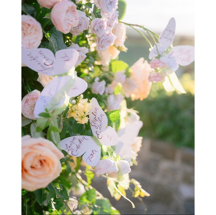 Custom Elegant Butterfly Menu  - مراجعة Wedding Supply Business وسعره