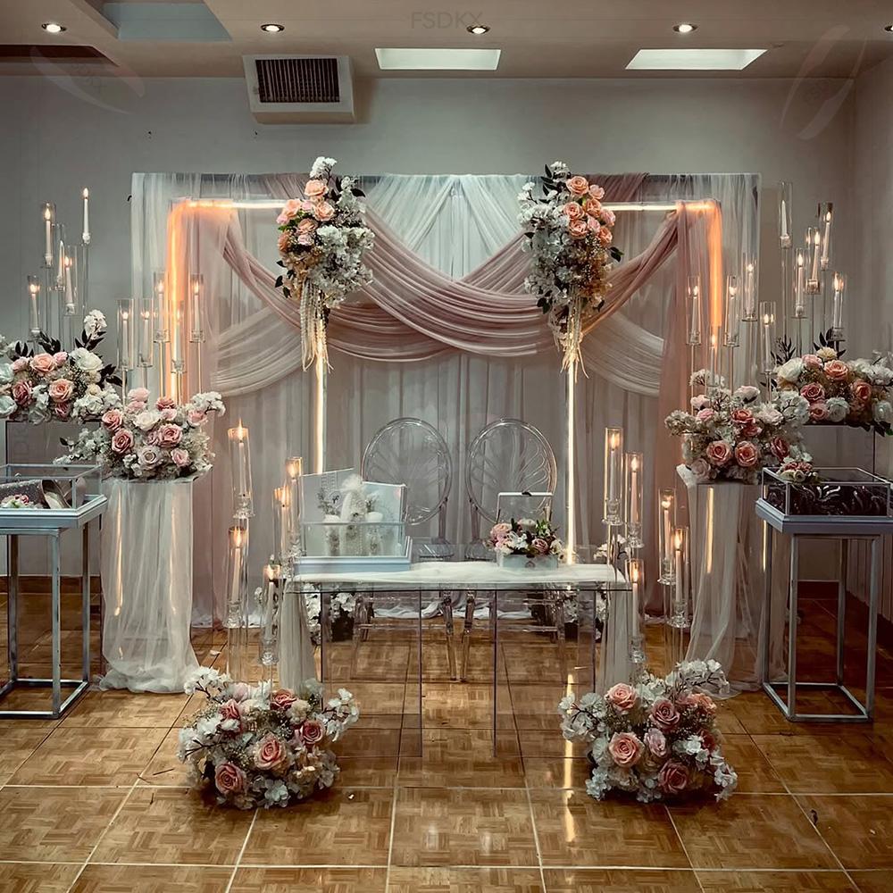 Wholesale Luxury Customized Me - مراجعة Wedding Backdrop Curtain وسعره