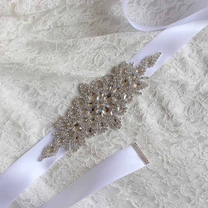 Women Wedding Prom Decoration  - مراجعة Bridal Sash Ribbon وسعره