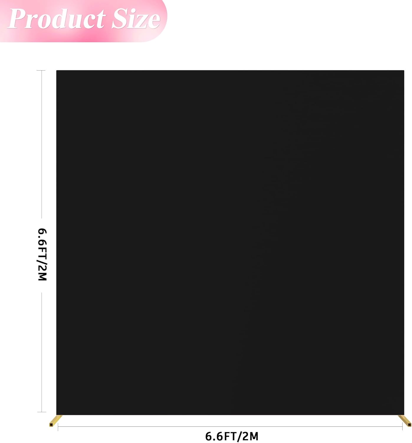 Black Spandex Square Arch Cove - مراجعة Wedding Backdrop Curtain وسعره