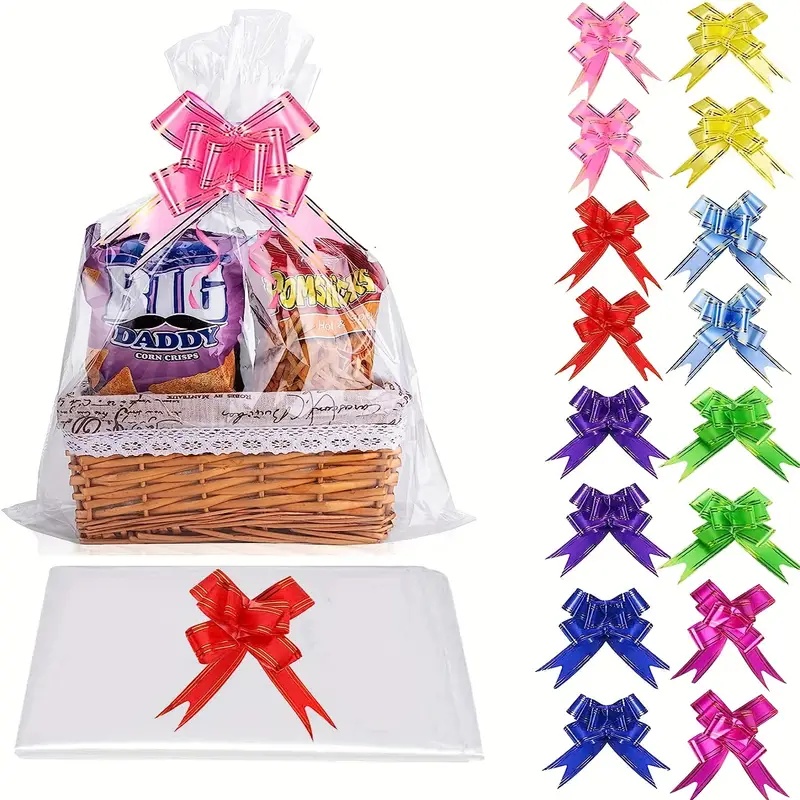 20/50 piece large clear cellop - مراجعة Wedding Hampers وسعره