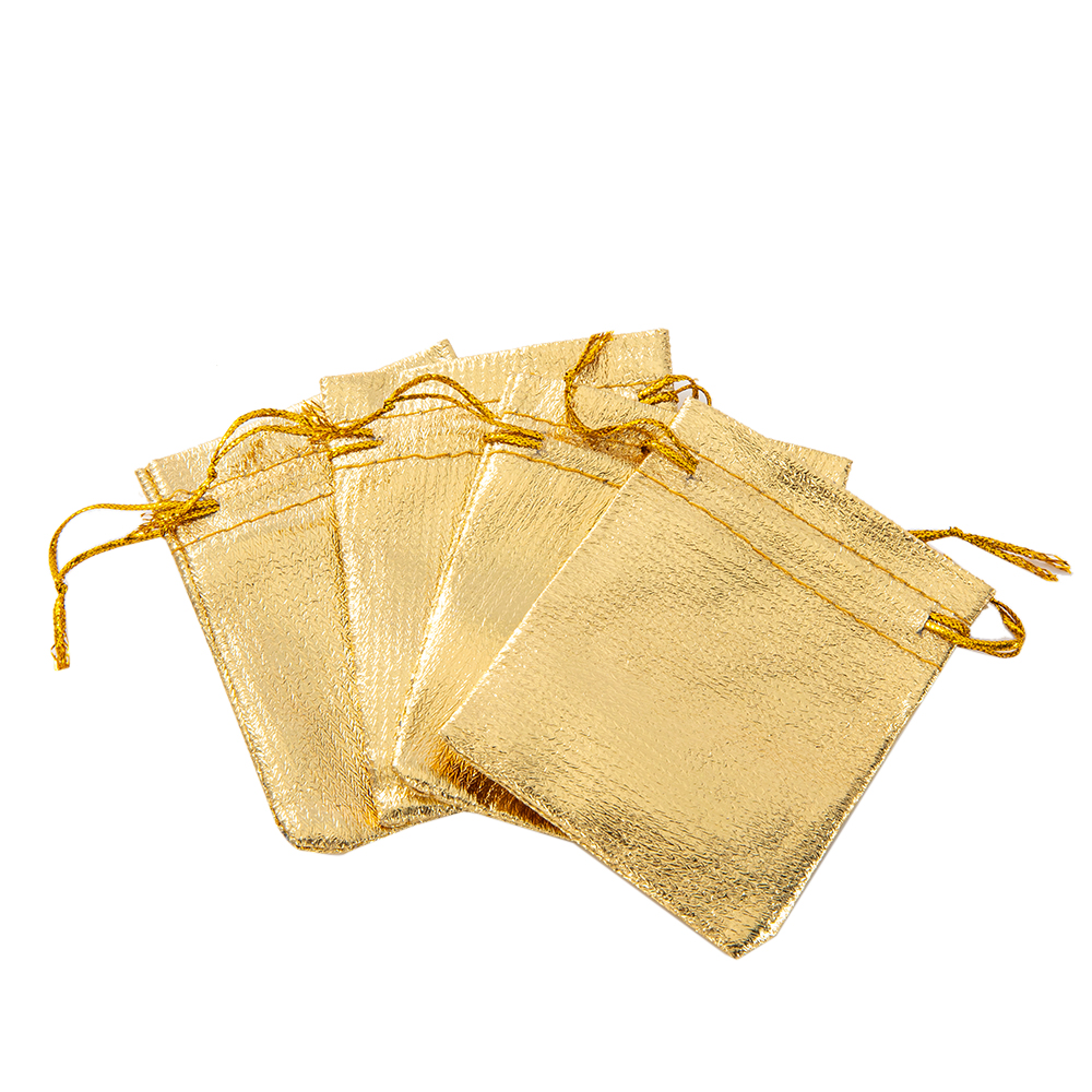 50Pcs Gold Silver Drawstring O - مراجعة Wedding Supply Business وسعره