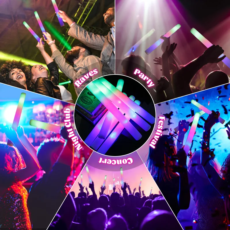 15/30Pcs LED Glow Sticks Bulk  - مراجعة Wedding Supply Bulk وسعره