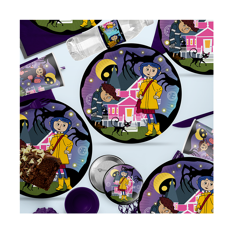 Coraline Cartoon Movie Theme S - مراجعة Confetti Balloon Set وسعره