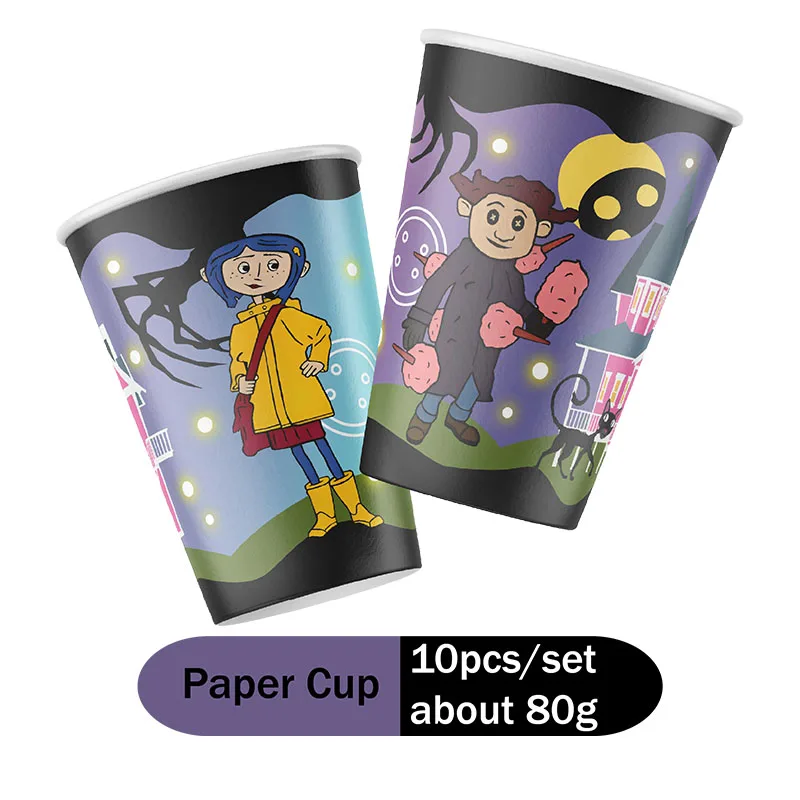 Coraline Cartoon Movie Theme S - مراجعة Confetti Balloon Set وسعره
