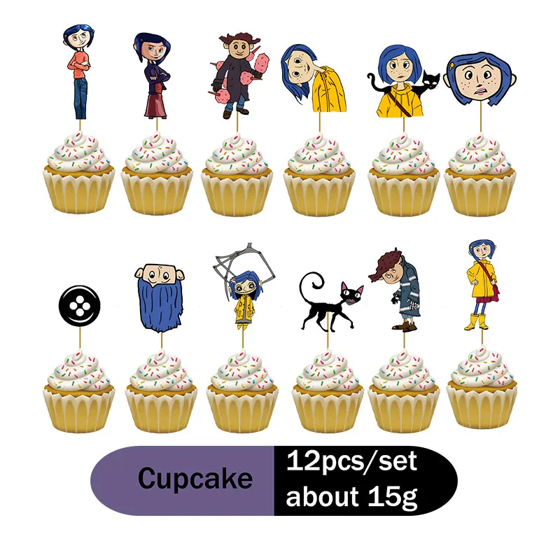 Coraline Cartoon Movie Theme S - مراجعة Confetti Balloon Set وسعره
