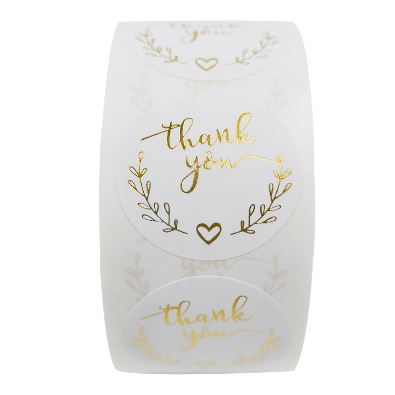 100-500pcs Gold Thank You Stic - مراجعة Wedding Supply Business وسعره