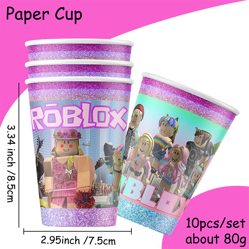 Roblox Girl Decorations for Pu - مراجعة Confetti Balloon Set وسعره