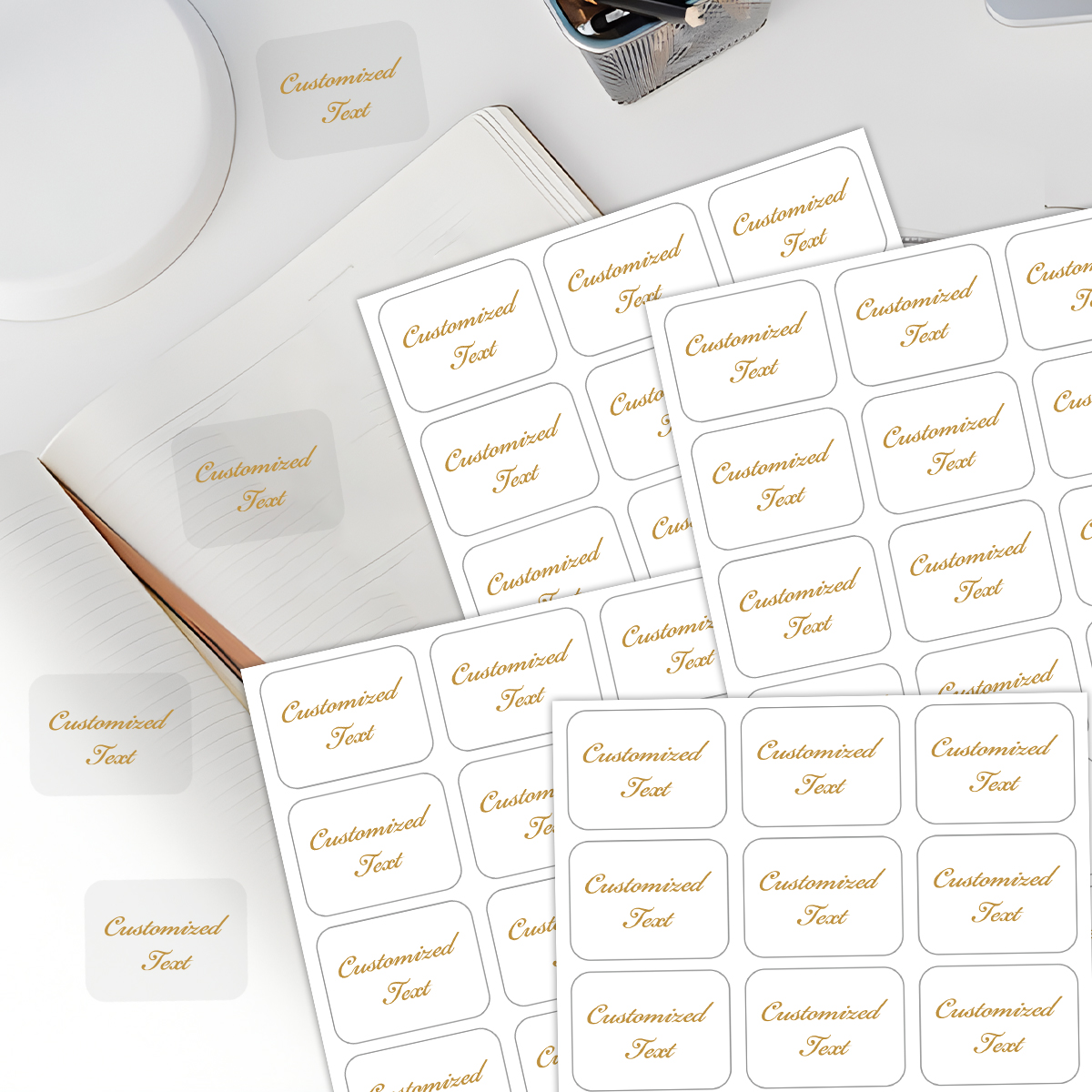 36/72pcs Customizable Transpar - مراجعة Wedding Supply Business وسعره