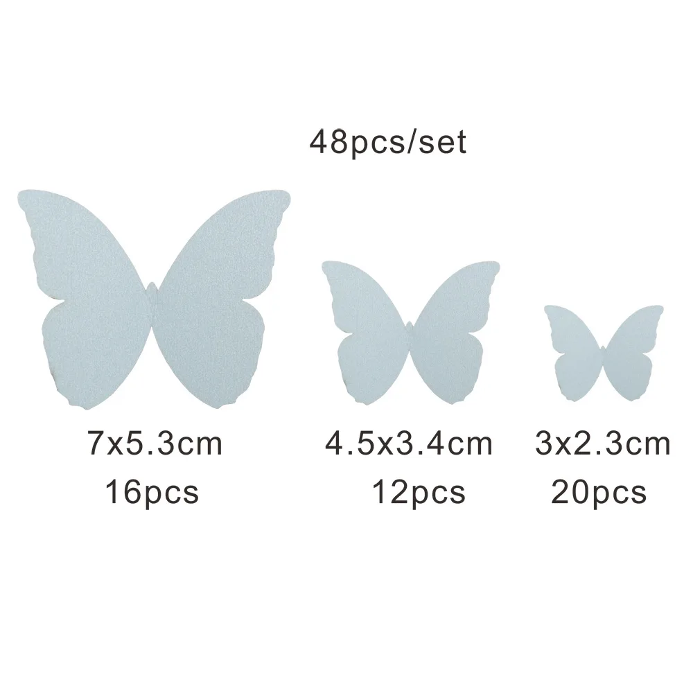48Pcs/set Pearlescent Butterfl - مراجعة Confetti Balloon Set وسعره