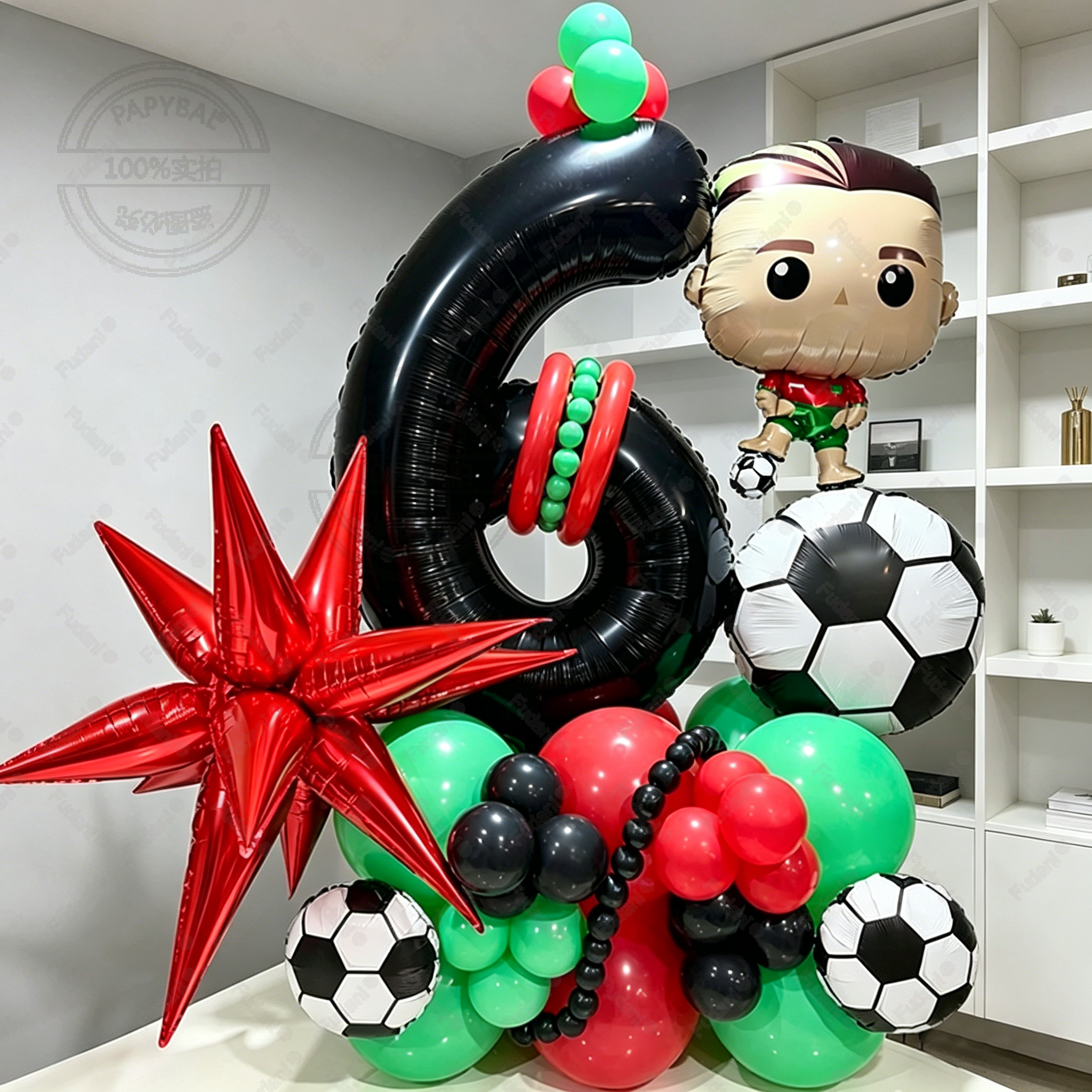 44Pcs Football Boy 1-9th Birth - مراجعة Supply Wedding Venue وسعره