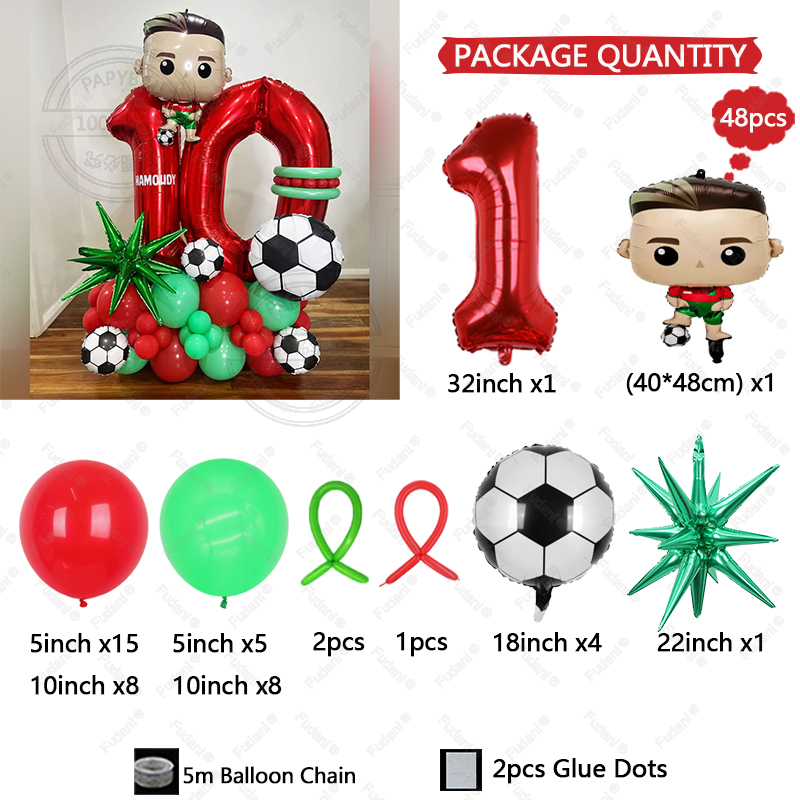 48Pcs Football Boy 1-30th Birt - مراجعة Supply Wedding Venue وسعره