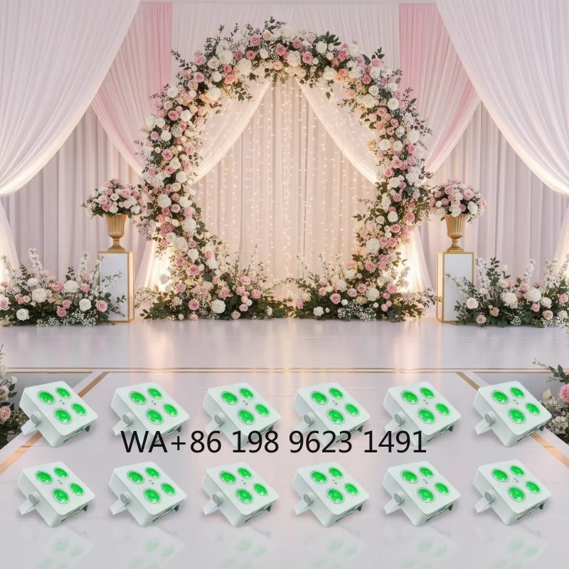 4X18W RGBWA+UV 6IN1 Mini Wirel - مراجعة Wedding Led وسعره