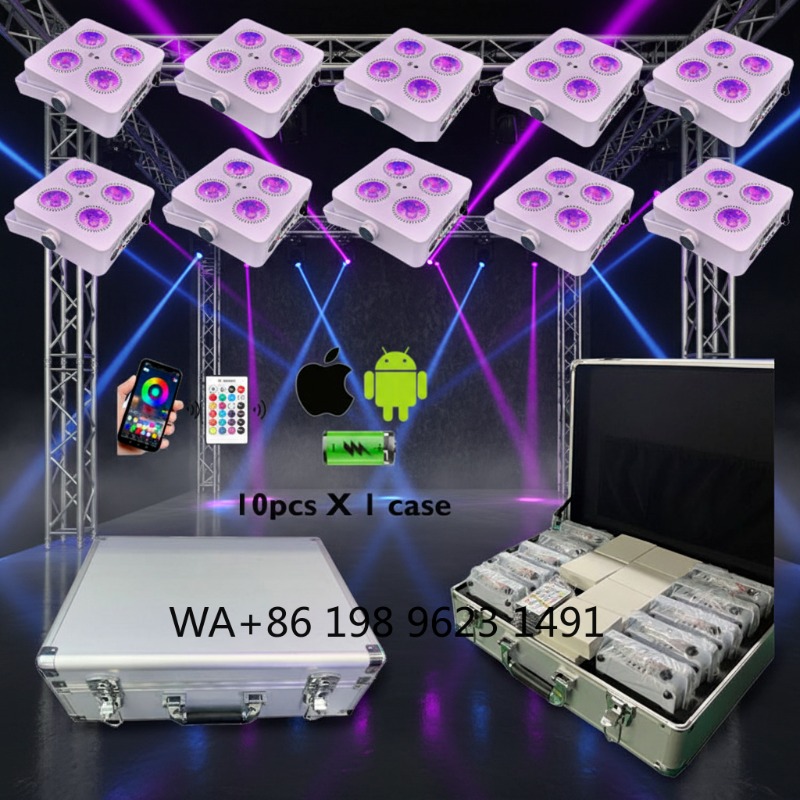 4X18W RGBWA+UV 6IN1 Mini Wirel - مراجعة Wedding Led وسعره