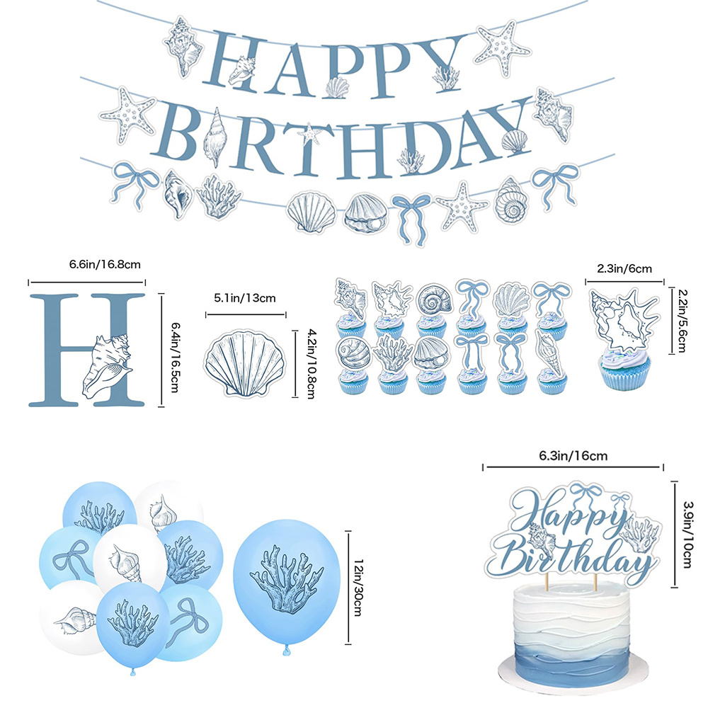 Elegant Ocean Mermaid Birthday - مراجعة Confetti Balloon Set وسعره