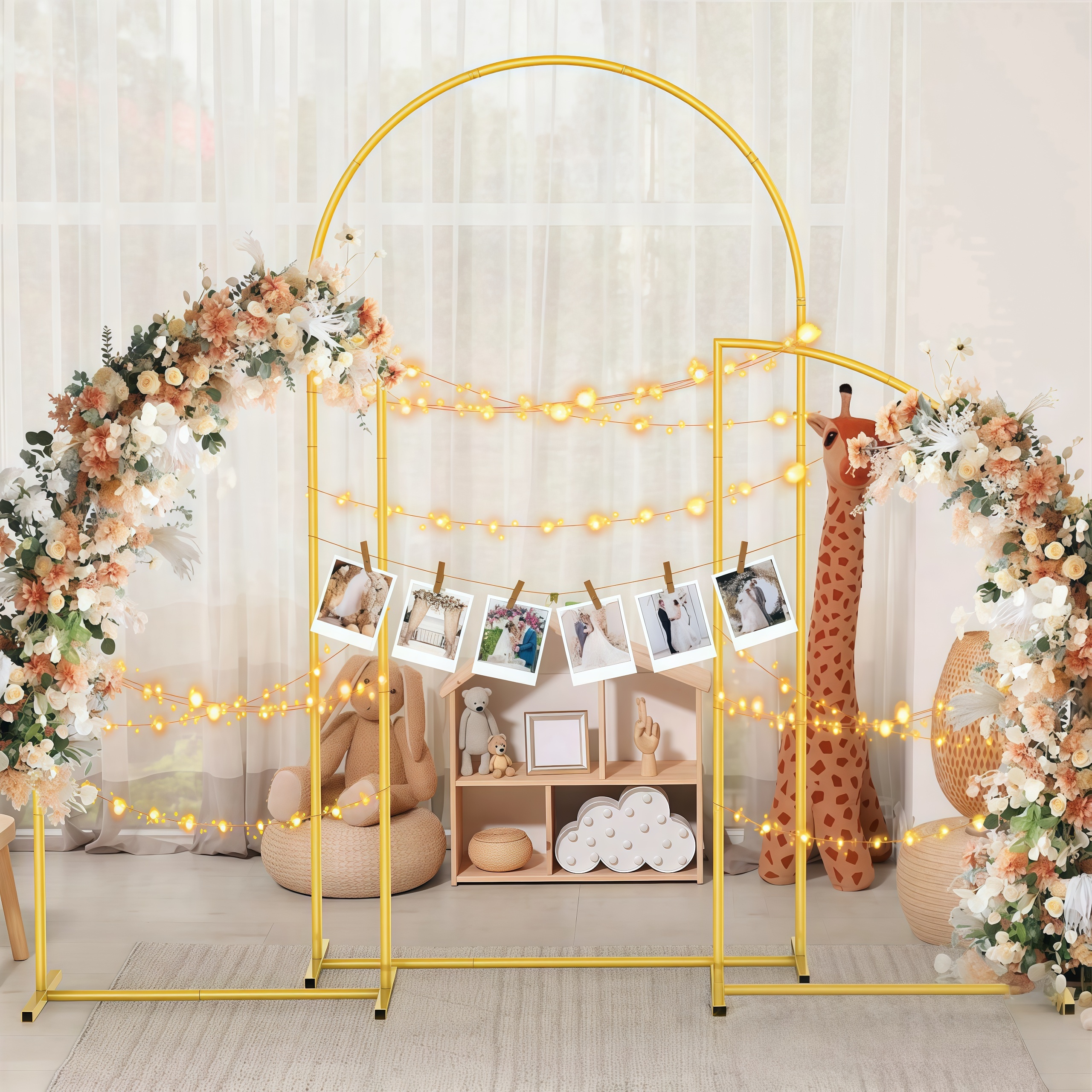 Crown Metal Arch Stand,3pcs Se - مراجعة Confetti Balloon Set وسعره