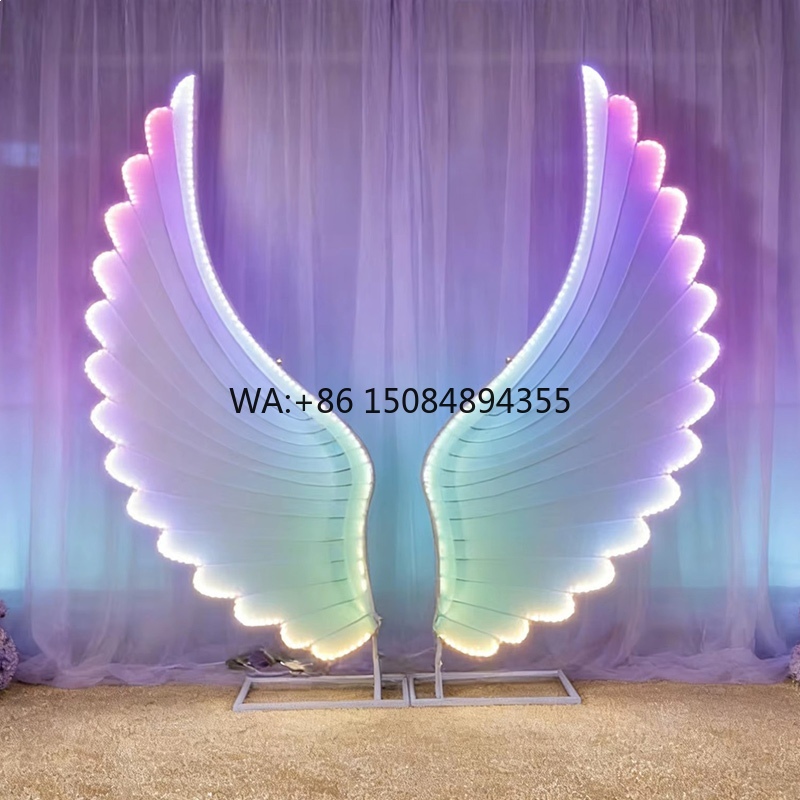 Glowing Angel Wings Light Prop - مراجعة Wedding Led وسعره