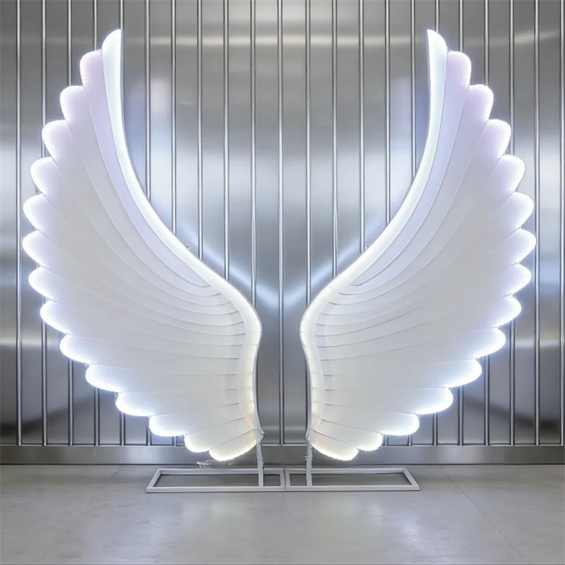 Glowing Angel Wings Light Prop - مراجعة Wedding Led وسعره