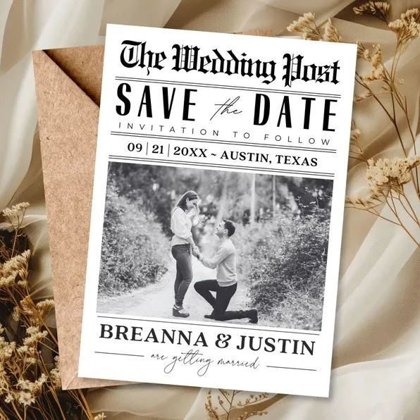 Custom Save The Date Photo New - مراجعة Wedding Supply Business وسعره