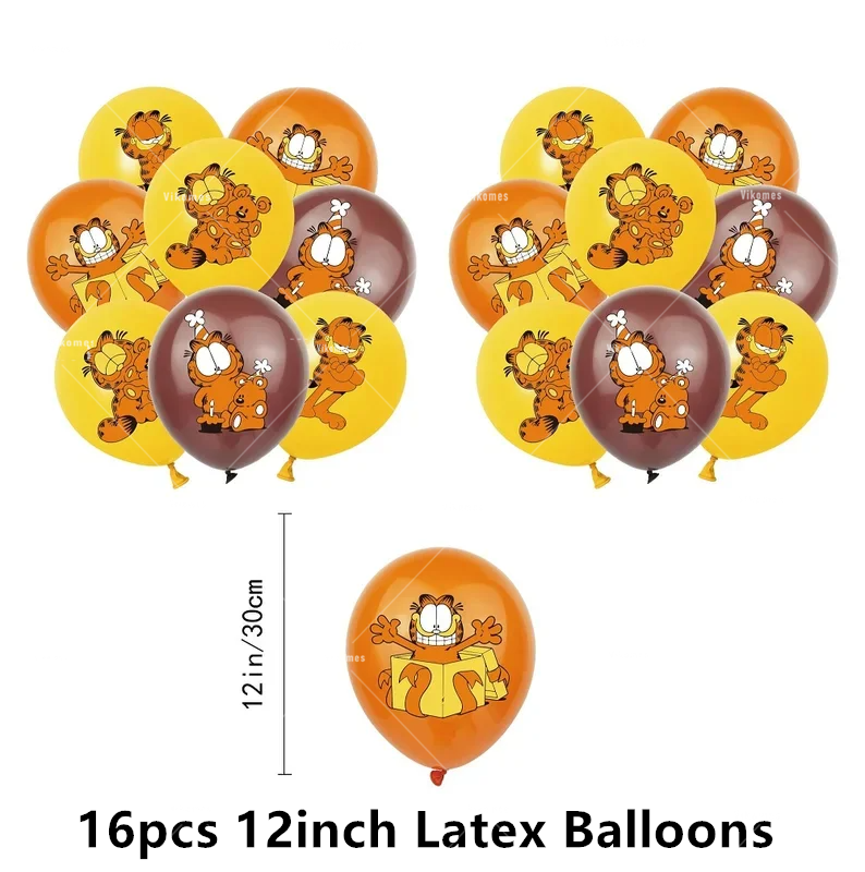 Cute Cartoon G-arfielded Birth - مراجعة Confetti Balloon Set وسعره