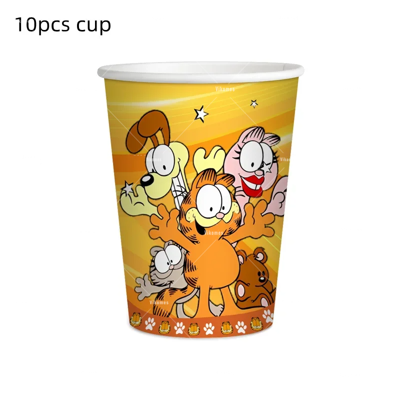 Cute Cartoon G-arfielded Birth - مراجعة Confetti Balloon Set وسعره