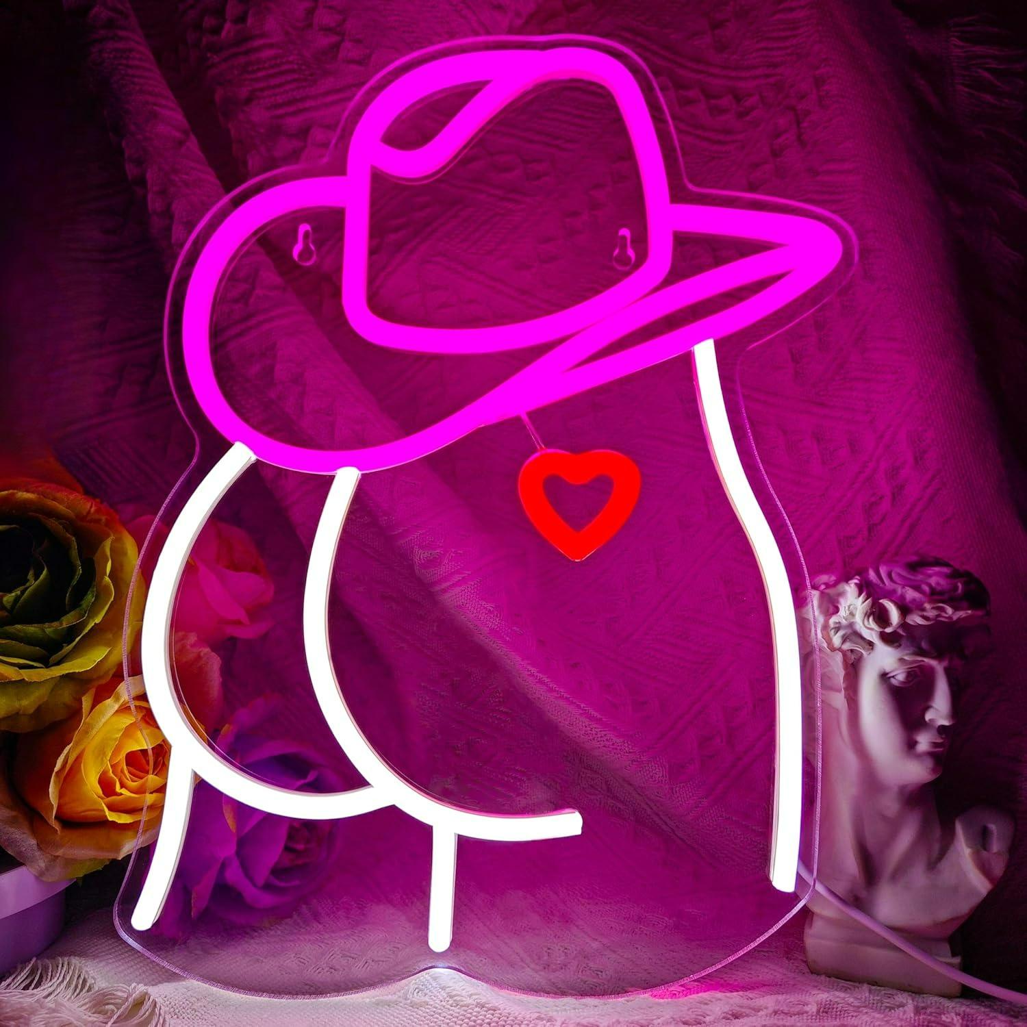 Cowgirl Neon Sign Dimmable LED - مراجعة Wedding Led وسعره