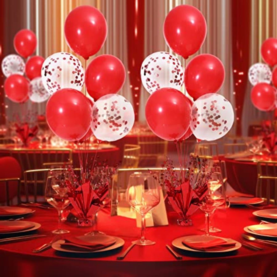 6 Set Christmas Table Balloons - مراجعة Confetti Balloon Set وسعره
