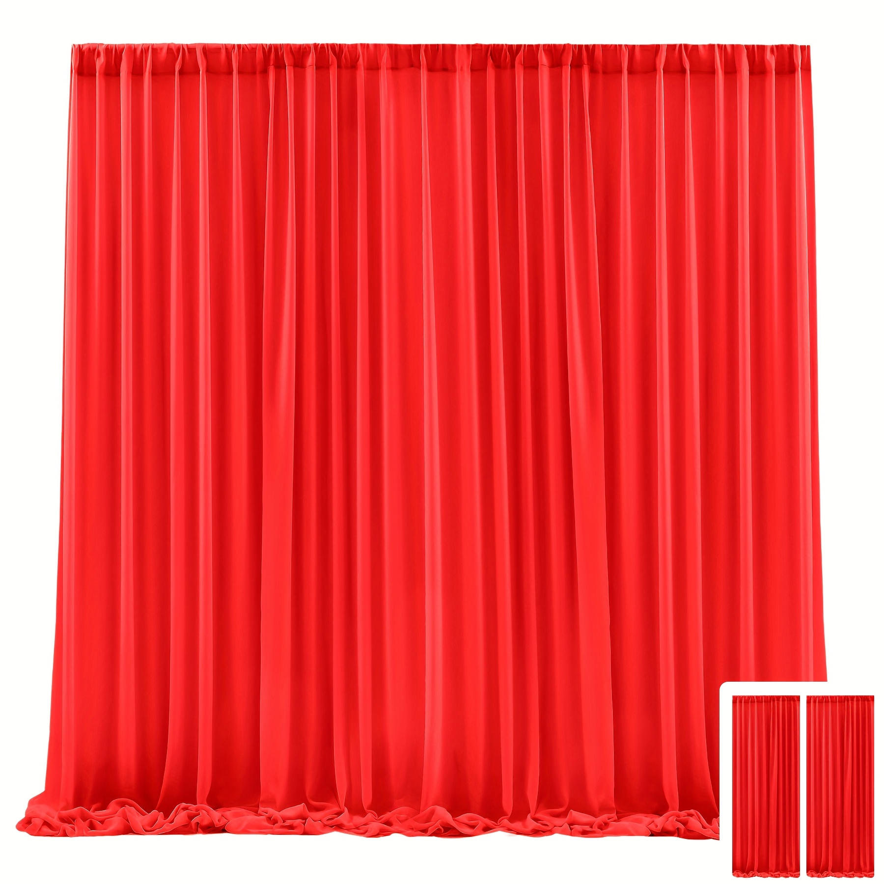 2pcs, 7.2x10ft Tulle Backdrop  - مراجعة Wedding Backdrop Curtain وسعره