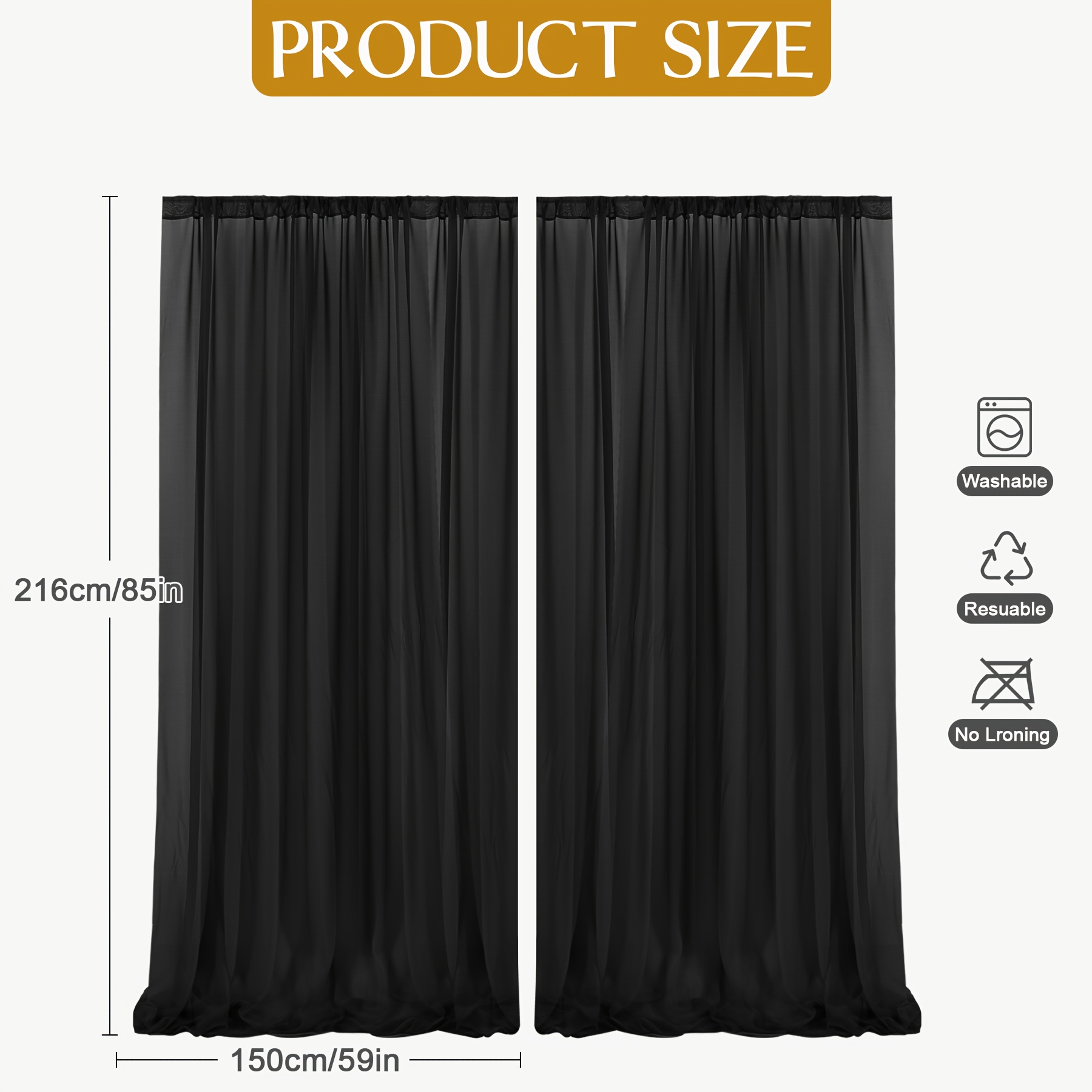 2pcs, 7.2x10ft Tulle Backdrop  - مراجعة Wedding Backdrop Curtain وسعره