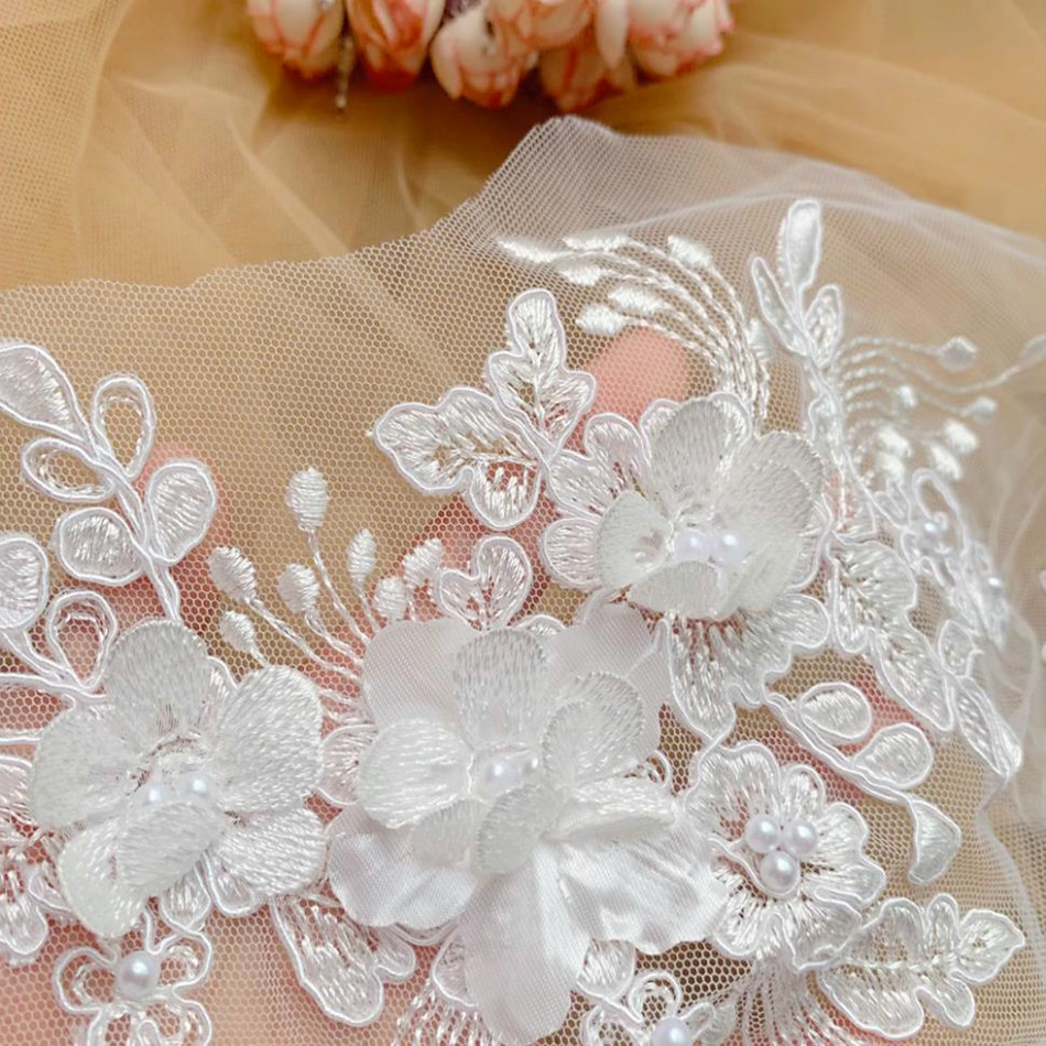 Pearl Lace Border Line, 3D Mir - مراجعة Wedding Supply Online وسعره