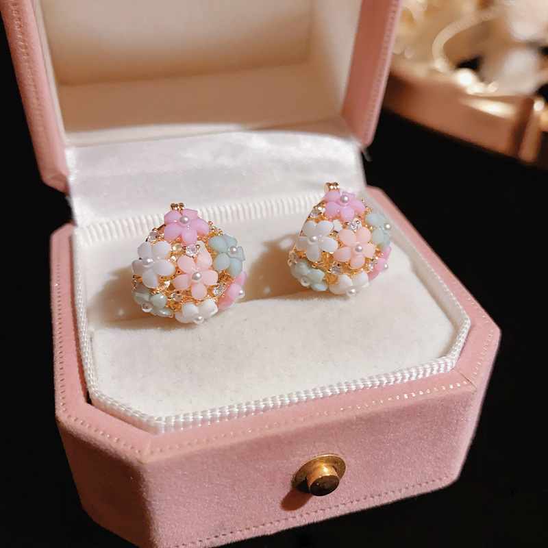Fashionable Zircon Pearl Flowe - مراجعة Wedding Hampers وسعره