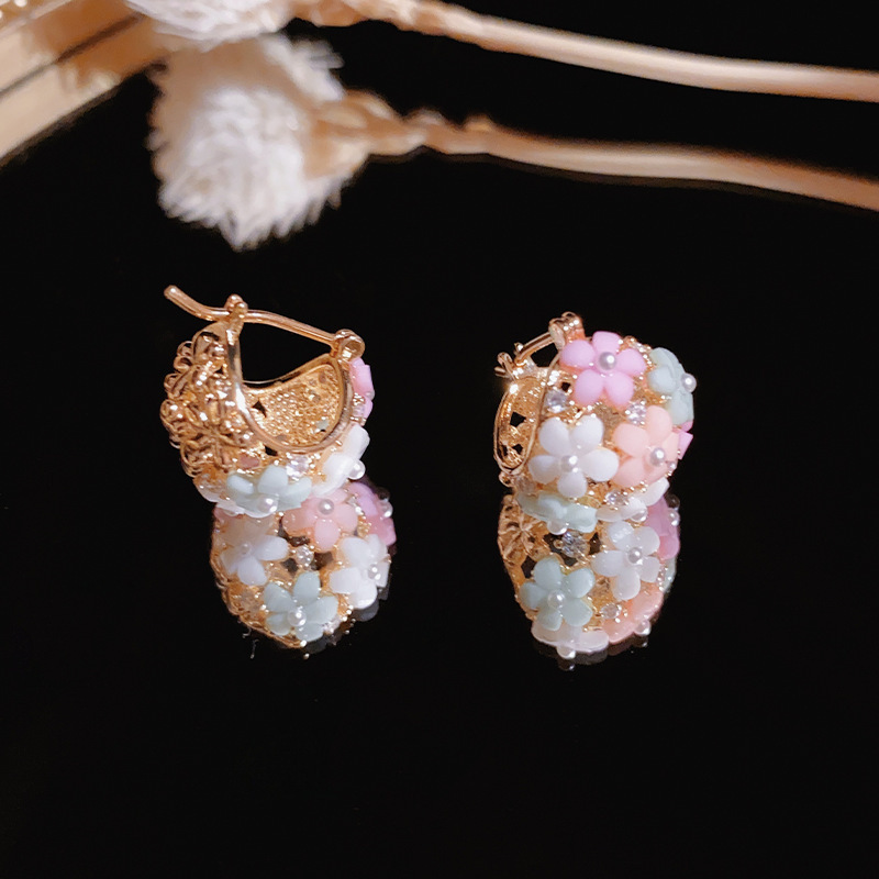 Fashionable Zircon Pearl Flowe - مراجعة Wedding Hampers وسعره