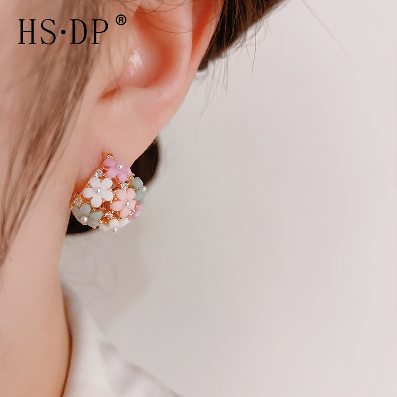Fashionable Zircon Pearl Flowe - مراجعة Wedding Hampers وسعره