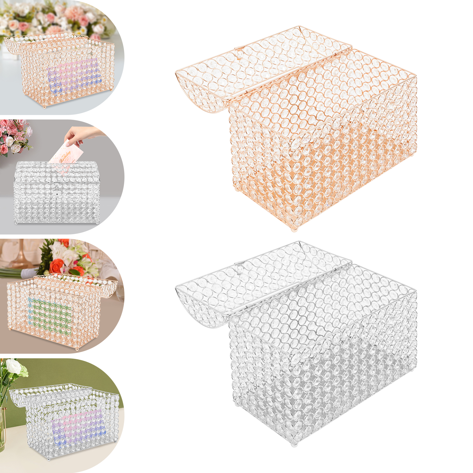 Wedding Card Box w/ Lock Weddi - مراجعة Wedding Supply Business وسعره