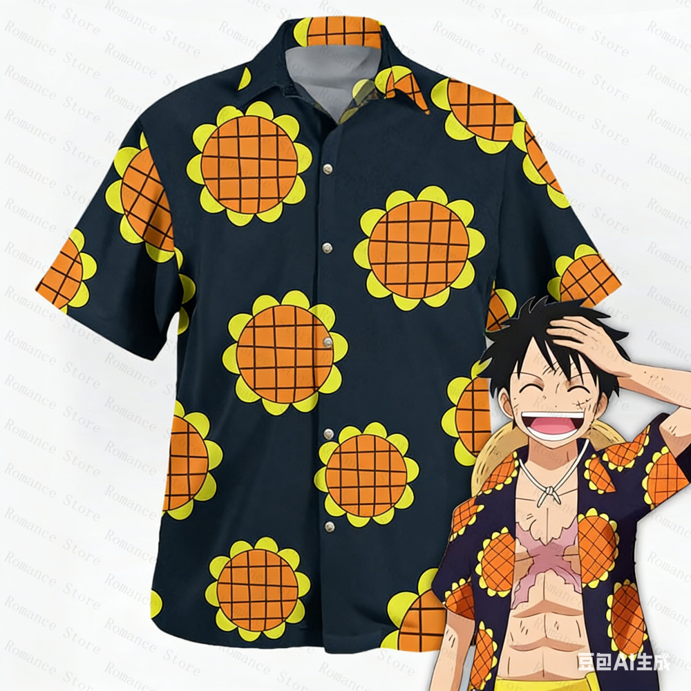 One Piece Luffy Hawaii Shirts  - مراجعة Good Floral & Wedding Decor Supply وسعره