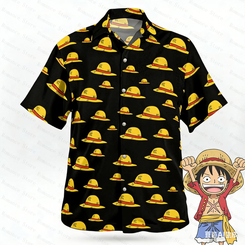 One Piece Luffy Hawaii Shirts  - مراجعة Good Floral & Wedding Decor Supply وسعره