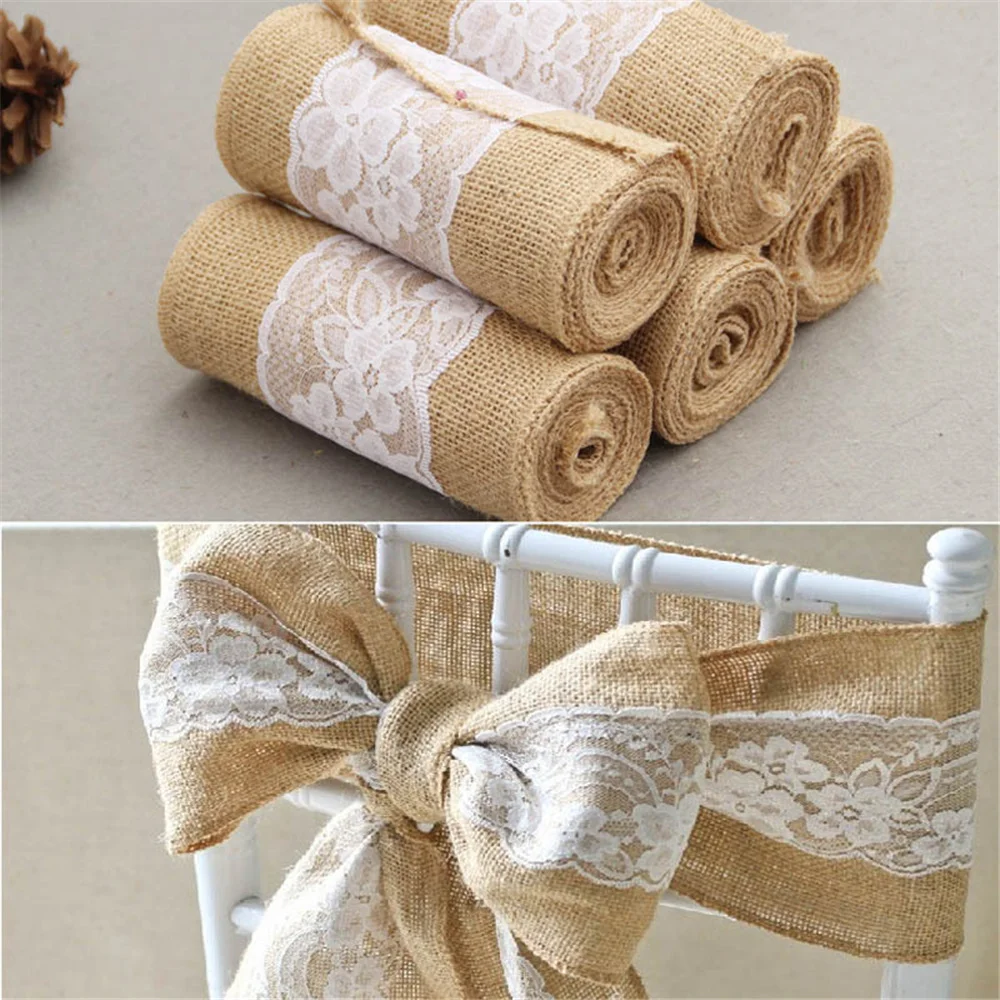 10PC Linen Chair Back Decorati - مراجعة Supply Wedding Venue وسعره
