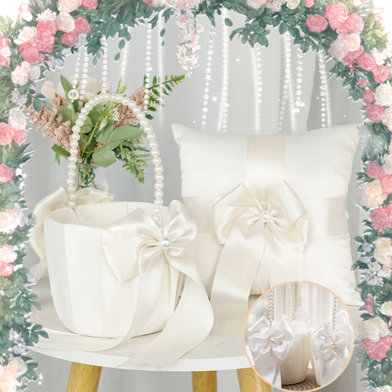 Flower Girl Basket Ring Bearer - مراجعة Wedding Hampers وسعره