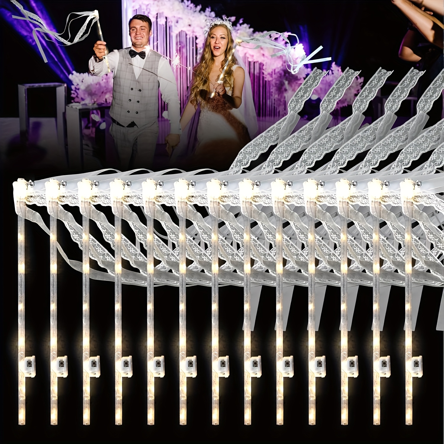 28 Packs Enchanted Glow Wands  - مراجعة Wedding Led وسعره