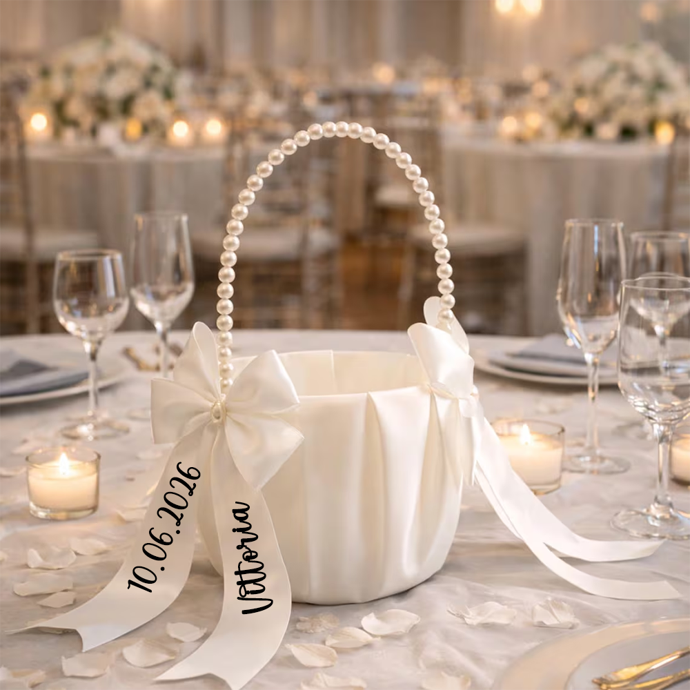 Custom Name Flower Girl Basket - مراجعة Wedding Hampers وسعره