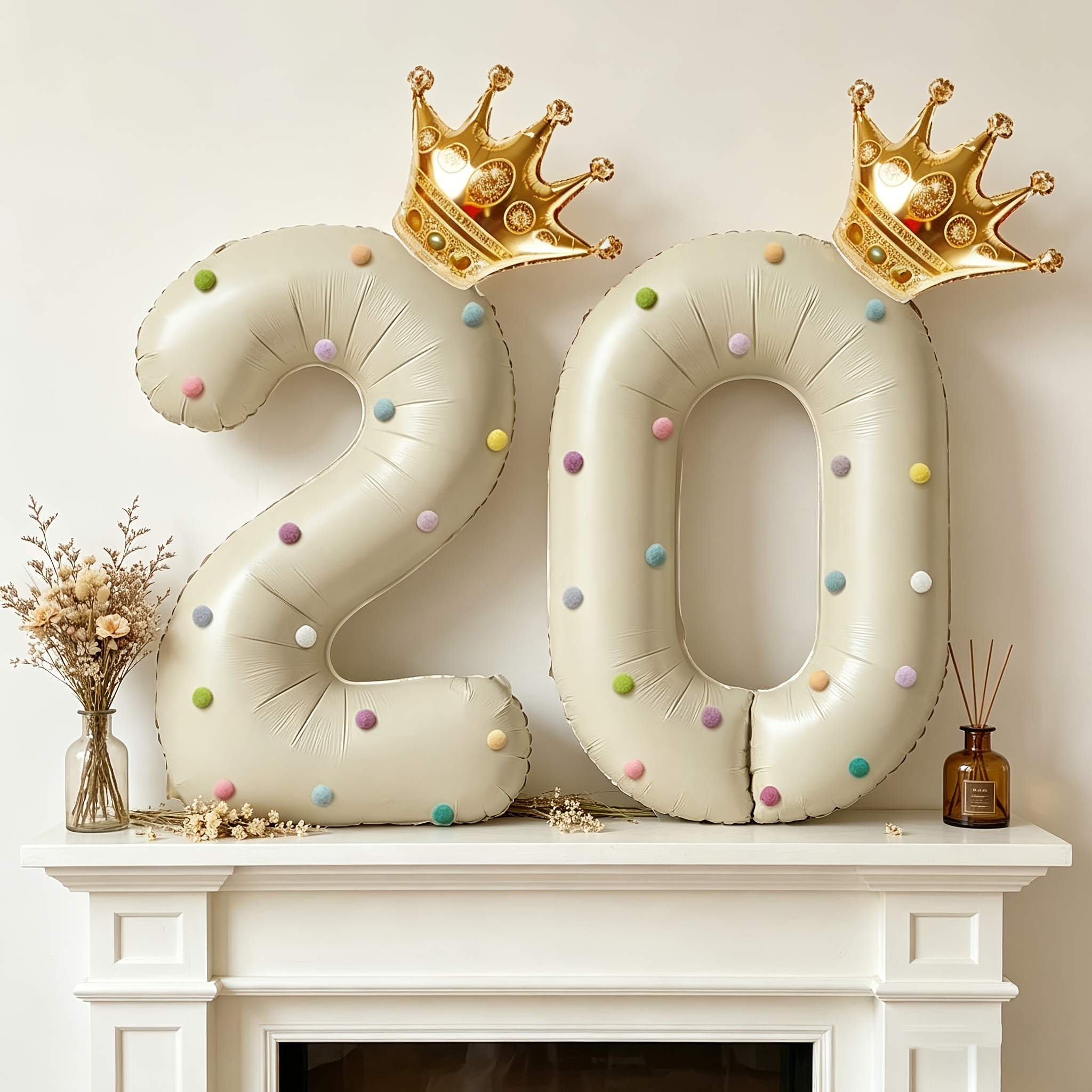 Large 40inch Cream-Colored Num - مراجعة Supply Wedding Venue وسعره