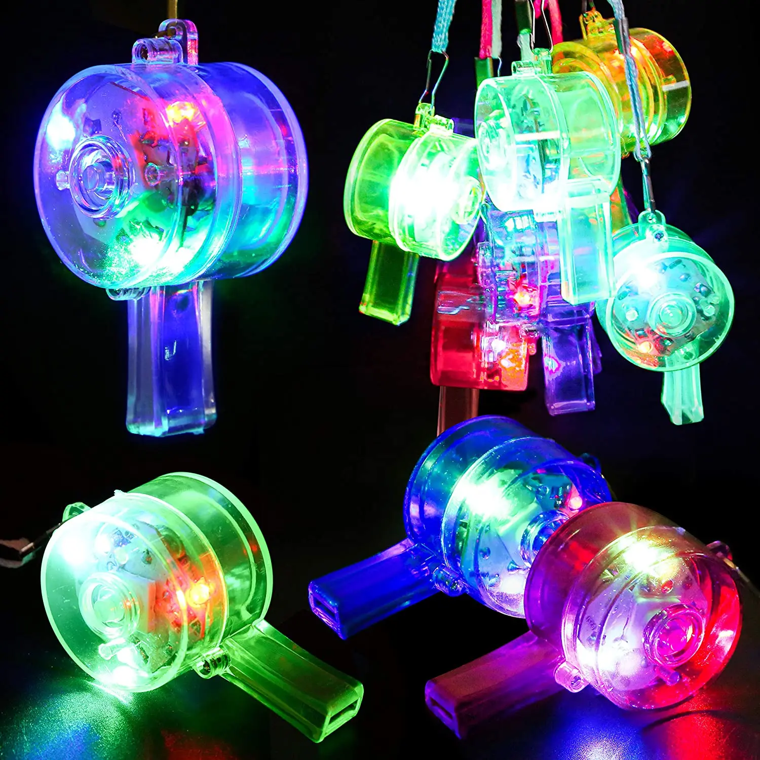 LED Light Up Whistle Glow Whis - مراجعة Wedding Supply Bulk وسعره