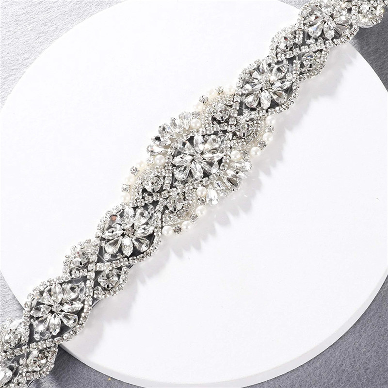 Rhinestones Bridal Belt Luxury - مراجعة Bridal Sash Ribbon وسعره