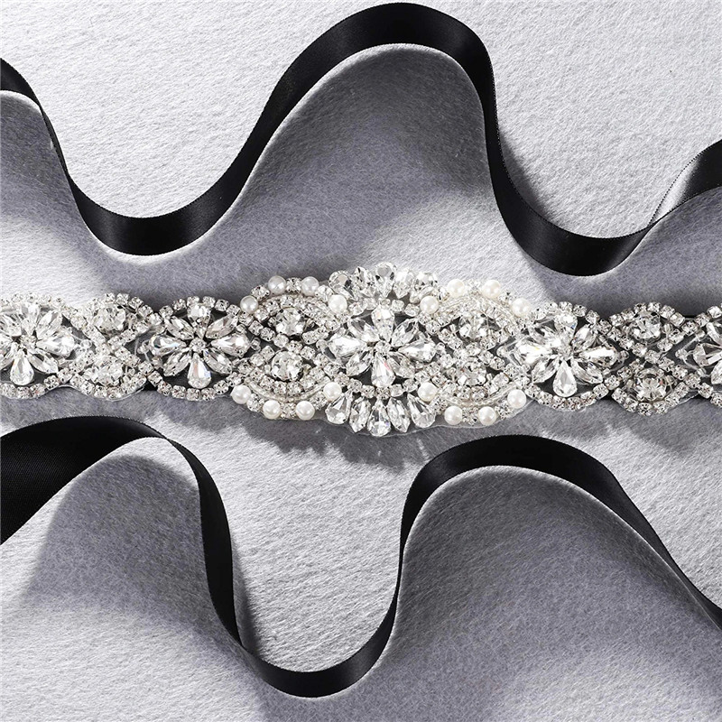Rhinestones Bridal Belt Luxury - مراجعة Bridal Sash Ribbon وسعره