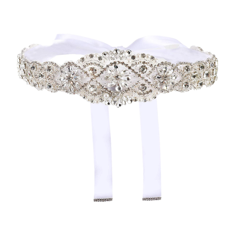 Rhinestones Bridal Belt Luxury - مراجعة Bridal Sash Ribbon وسعره